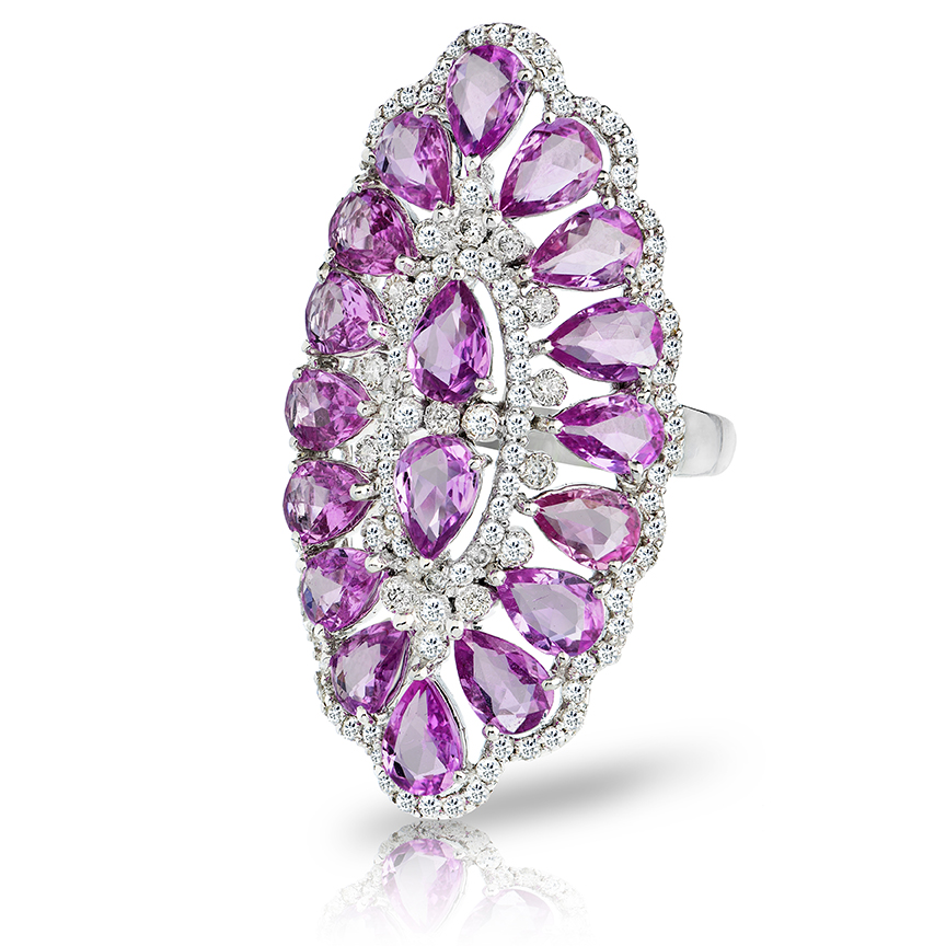 Marquee Pink Sapphire Ring